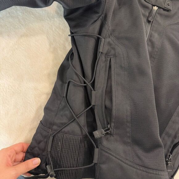 Scorpion EXO GET Stung Women's Sz XL Motorcycle Jacket Padded Black - Picture 16 of 16